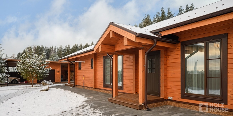 Дом из клееного бруса по проекту \"Лахти v2\" Фото 19